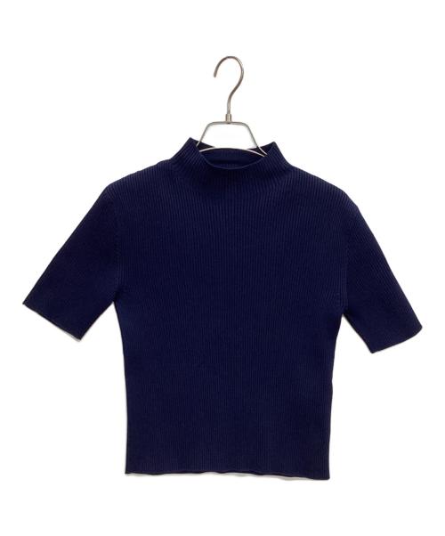 CFCL（シーエフシーエル）CFCL (シーエフシーエル) Portrait Short Sleeve TOP ネイビー サイズ:Fの古着・服飾アイテム