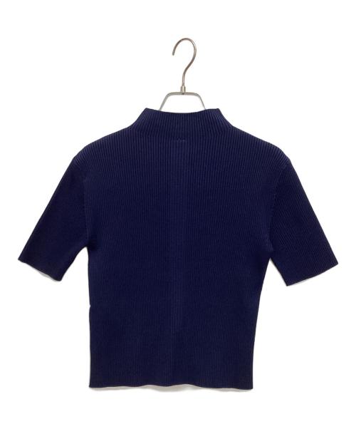 CFCL（シーエフシーエル）CFCL (シーエフシーエル) Portrait Short Sleeve TOP ネイビー サイズ:Fの古着・服飾アイテム