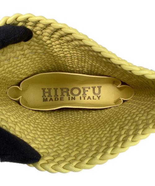 HIROFU（ヒロフ）HIROFU (ヒロフ) レザーメッシュショルダーバッグ S レモネードの古着・服飾アイテム