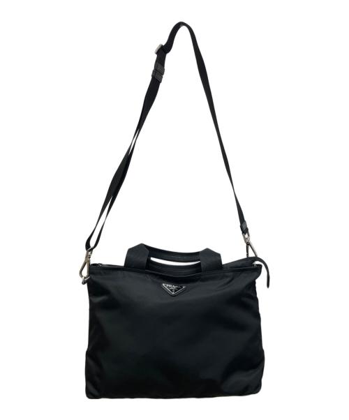 PRADA（プラダ）PRADA (プラダ) 2WAYバッグ ブラックの古着・服飾アイテム