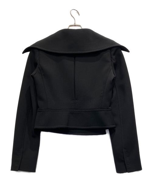 DOLCE & GABBANA（ドルチェ＆ガッバーナ）DOLCE & GABBANA (ドルチェ＆ガッバーナ) ショートウールジャケット ブラック サイズ:38の古着・服飾アイテム