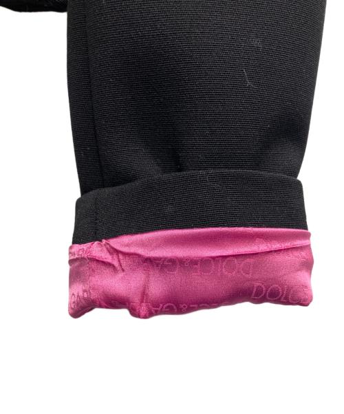 DOLCE & GABBANA（ドルチェ＆ガッバーナ）DOLCE & GABBANA (ドルチェ＆ガッバーナ) ショートウールジャケット ブラック サイズ:38の古着・服飾アイテム