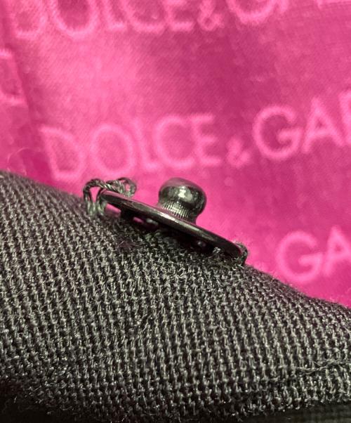 DOLCE & GABBANA（ドルチェ＆ガッバーナ）DOLCE & GABBANA (ドルチェ＆ガッバーナ) ショートウールジャケット ブラック サイズ:38の古着・服飾アイテム
