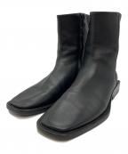 BALENCIAGAバレンシアガ）の古着「ロゴサイドジップスクエアトゥ」｜ブラック