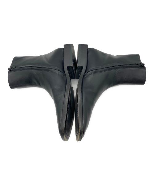 BALENCIAGA（バレンシアガ）BALENCIAGA (バレンシアガ) ロゴサイドジップスクエアトゥ ブラック サイズ:38の古着・服飾アイテム