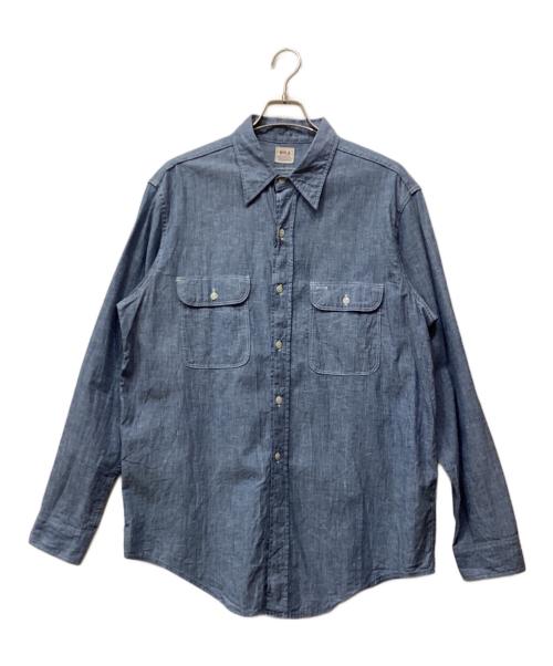 ANATOMICA（アナトミカ）ANATOMICA (アナトミカ) BIG A SHIRT ブルー サイズ:SIZE 17 1/2の古着・服飾アイテム