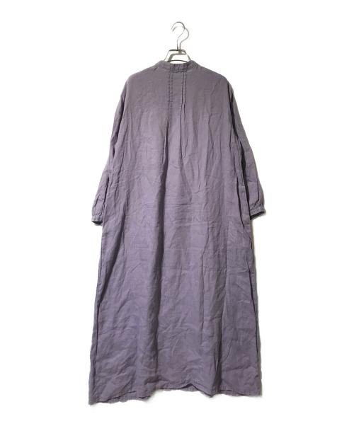 fog linen work（フォグリネンワーク）fog linen work (フォグリネンワーク) リネンピンタックワンピース ラベンダー サイズ:表記なしの古着・服飾アイテム