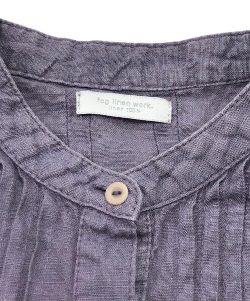 fog linen work（フォグリネンワーク）fog linen work (フォグリネンワーク) リネンピンタックワンピース ラベンダー サイズ:表記なしの古着・服飾アイテム