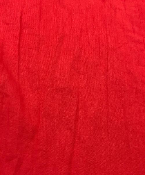 ETRE TOKYO（エトレトウキョウ）ETRE TOKYO (エトレトウキョウ) コットンリネンボリュームワンピース レッド サイズ:Fの古着・服飾アイテム
