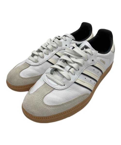 adidas（アディダス）adidas (アディダス)  SAMBA OG（サンバ オージー） サンバ レザースニーカー ホワイト サイズ:25cmの古着・服飾アイテム