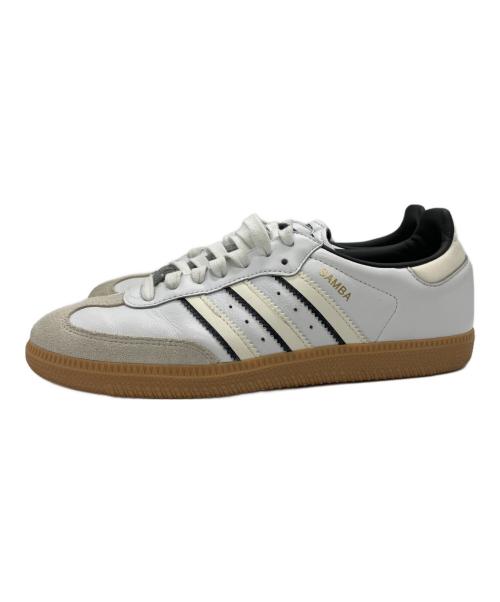 adidas（アディダス）adidas (アディダス)  SAMBA OG（サンバ オージー） サンバ レザースニーカー ホワイト サイズ:25cmの古着・服飾アイテム