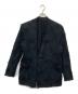 Minus（マイナス）の古着「BORO CUT JACQUARD BLAZER」｜ブラック