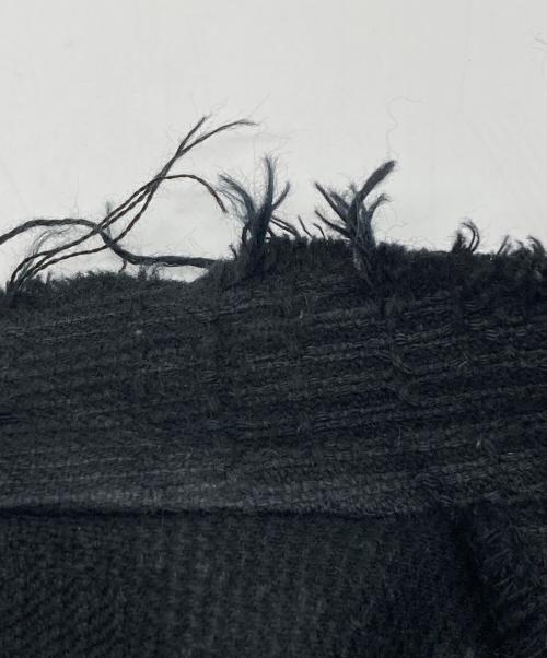 MINUS（マイナス）Minus (マイナス) BORO CUT JACQUARD BLAZER ブラック サイズ:46の古着・服飾アイテム