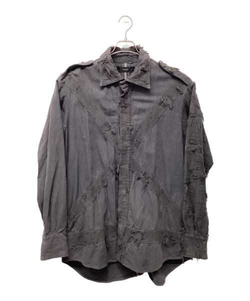 MINUS（マイナス）Minus (マイナス) BORO パラシュートジャケット グレー サイズ:不明の古着・服飾アイテム