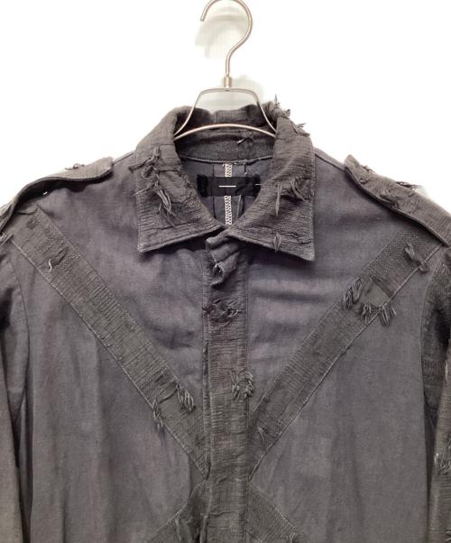 MINUS（マイナス）Minus (マイナス) BORO パラシュートジャケット グレー サイズ:不明の古着・服飾アイテム