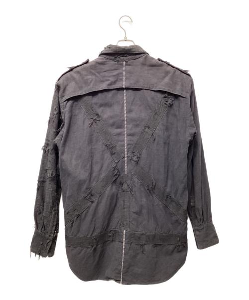 MINUS（マイナス）Minus (マイナス) BORO パラシュートジャケット グレー サイズ:不明の古着・服飾アイテム