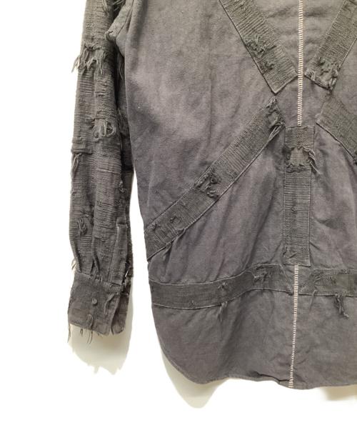 MINUS（マイナス）Minus (マイナス) BORO パラシュートジャケット グレー サイズ:不明の古着・服飾アイテム