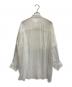 ISSEY MIYAKE (イッセイミヤケ) プリーツシアーシャツ ホワイト サイズ:M：10000円