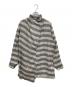ISSEY MIYAKE（イッセイミヤケ）の古着「デザインシャツブラウス」｜アイボリー×ブラック