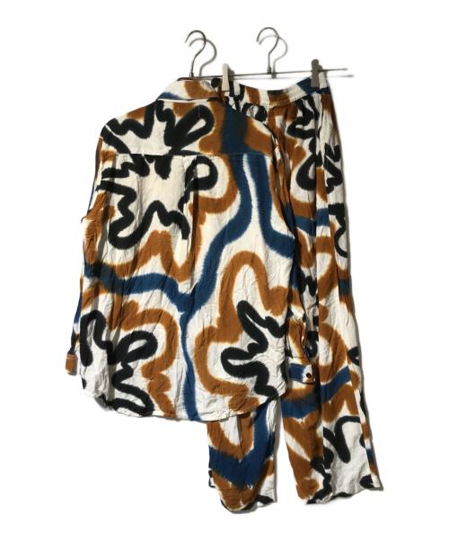 SUKU HOME（スクホーム）SUKU HOME (スクホーム) パジャマ セットアップ ブラウン サイズ:Ｍの古着・服飾アイテム