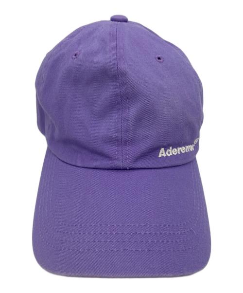 ADER error（アーダーエラー）ADER error (アーダーエラー) ロゴキャップ パープルの古着・服飾アイテム