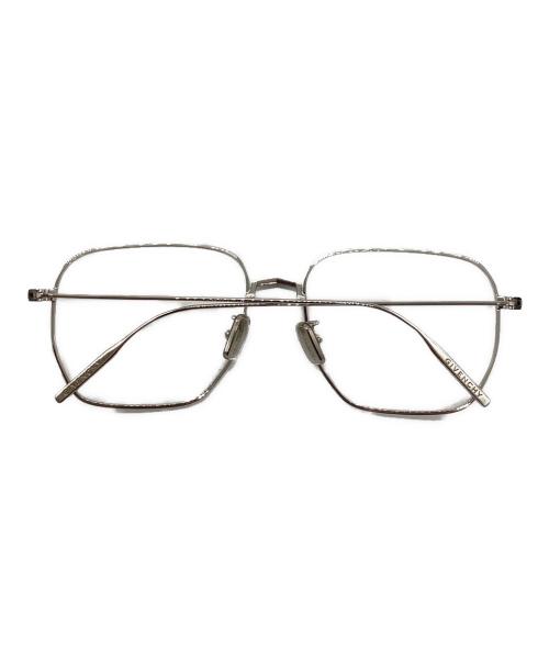 GIVENCHY（ジバンシィ）GIVENCHY (ジバンシィ) 伊達眼鏡 シルバー サイズ:56□17の古着・服飾アイテム