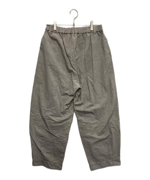pas de calais（パドカレ）pas de calais (パドカレ) 綿麻ウェザー パンツ グレー サイズ:36の古着・服飾アイテム