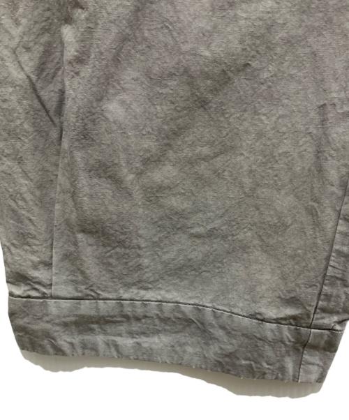 pas de calais（パドカレ）pas de calais (パドカレ) 綿麻ウェザー パンツ グレー サイズ:36の古着・服飾アイテム