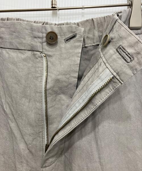 pas de calais（パドカレ）pas de calais (パドカレ) 綿麻ウェザー パンツ グレー サイズ:36の古着・服飾アイテム