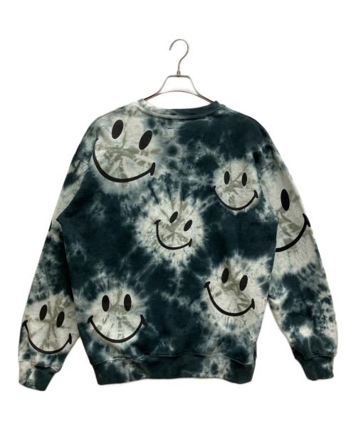 Market（マーケット）MARKET (マーケット) SMILY SHIBORI DYE SWEAT　スマイリー絞り染めスウェット ブラック サイズ:Ｓ 未使用品の古着・服飾アイテム