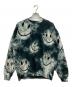 MARKET（マーケット）の古着「SMILY SHIBORI DYE SWEAT　スマイリー絞り染めスウェット」｜ブラック