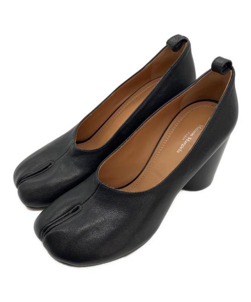 Maison Margiela（メゾンマルジェラ）Maison Margiela (メゾンマルジェラ) Tabi アンクルストラップパンプス ブラック サイズ:38 1/2の古着・服飾アイテム