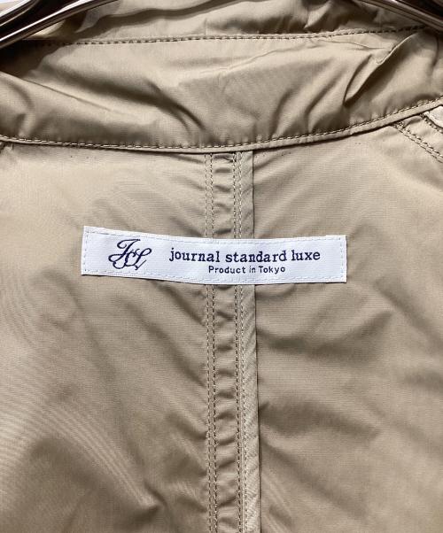 journal standard luxe（ジャーナルスタンダード ラックス）journal standard luxe (ジャーナルスタンダード ラックス) タフタ フードトレンチコート ベージュ サイズ:Freeの古着・服飾アイテム
