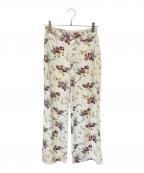 ROLLA'Sローラス）の古着「花柄デニムパンツ」｜アイボリー