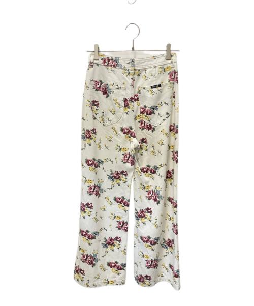 ROLLA'S（ローラス）ROLLA'S (ローラス) 花柄デニムパンツ アイボリー サイズ:W25の古着・服飾アイテム