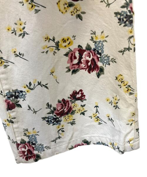 ROLLA'S（ローラス）ROLLA'S (ローラス) 花柄デニムパンツ アイボリー サイズ:W25の古着・服飾アイテム