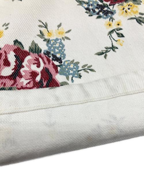 ROLLA'S（ローラス）ROLLA'S (ローラス) 花柄デニムパンツ アイボリー サイズ:W25の古着・服飾アイテム