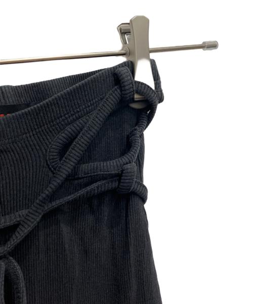 ottolinger（オットリンガー）ottolinger (オットリンガー) リブパンツ ブラック サイズ:Sの古着・服飾アイテム