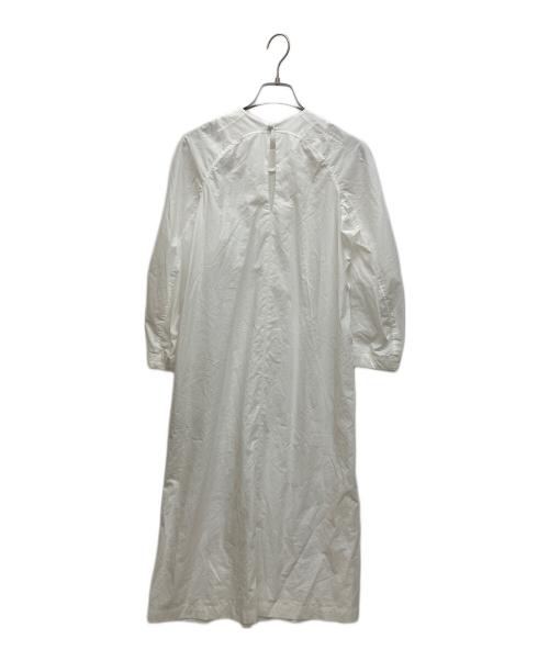 Mame Kurogouchi（マメクロゴウチ）Mame Kurogouchi (マメクロゴウチ) COTTON LYOCELL SHIRT DRESS ホワイト サイズ:1の古着・服飾アイテム