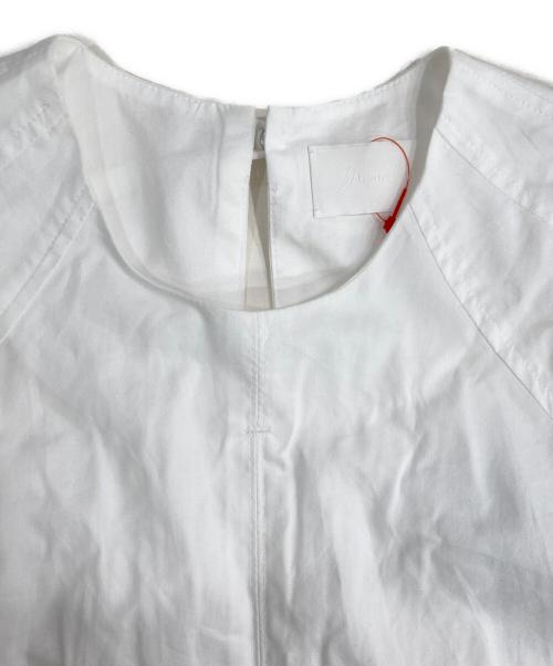 Mame Kurogouchi（マメクロゴウチ）Mame Kurogouchi (マメクロゴウチ) COTTON LYOCELL SHIRT DRESS ホワイト サイズ:1の古着・服飾アイテム
