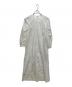 Mame Kurogouchi（マメクロゴウチ）の古着「COTTON LYOCELL SHIRT DRESS」｜ホワイト