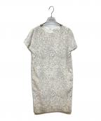 MACKINTOSH LONDONマッキントッシュ ロンドン）の古着「花柄フレンチスリーブワンピース」｜アイボリー