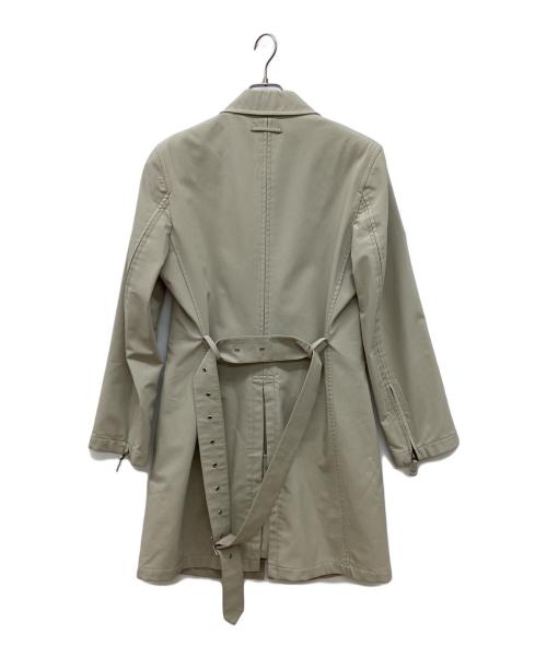 Jean Paul Gaultier homme（ジャンポールゴルチェオム）Jean Paul GAULTIER HOMME (ジャンポールゴルチェオム) ステンカラーコート ベージュ サイズ:46の古着・服飾アイテム