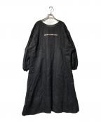 DEAN&DELUCA×BEAMSディーンアンドデルーカ×ビームス）の古着「かっぽうぎドレス」｜ブラック