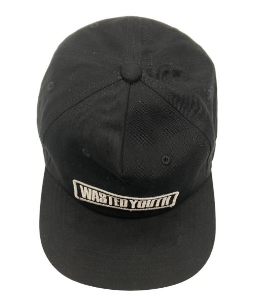 WASTED YOUTH（ウェイステッドユース）Wasted Youth (ウェイステッドユース) キャップ ブラックの古着・服飾アイテム