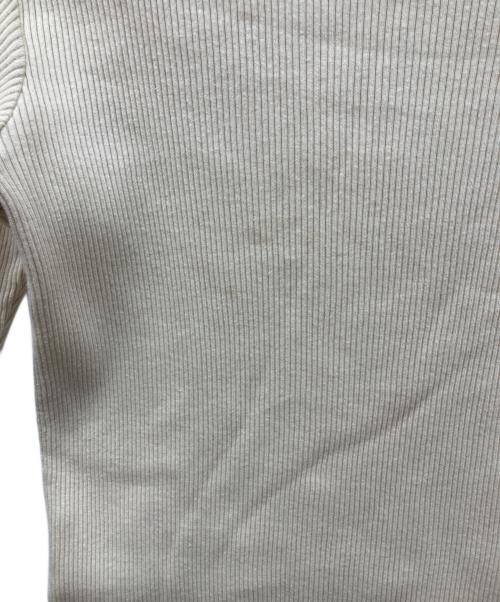 AURALEE（オーラリー）AURALEE (オーラリー) Ron Herman (ロンハーマン) 別注リブニット アイボリー サイズ:1の古着・服飾アイテム