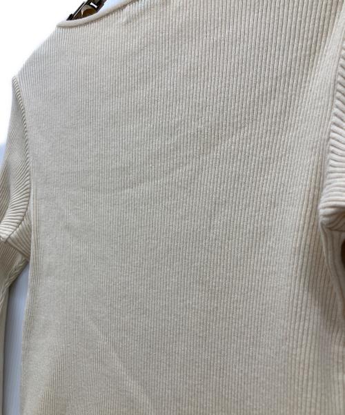 AURALEE（オーラリー）AURALEE (オーラリー) Ron Herman (ロンハーマン) 別注リブニット アイボリー サイズ:1の古着・服飾アイテム