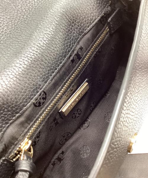 TORY BURCH（トリーバーチ）TORY BURCH (トリーバーチ) タッセル　ミニスクエア　レザーショルダーバッグ ブラック サイズ:下記参照の古着・服飾アイテム