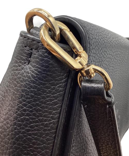 TORY BURCH（トリーバーチ）TORY BURCH (トリーバーチ) タッセル　ミニスクエア　レザーショルダーバッグ ブラック サイズ:下記参照の古着・服飾アイテム