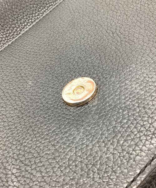 TORY BURCH（トリーバーチ）TORY BURCH (トリーバーチ) タッセル　ミニスクエア　レザーショルダーバッグ ブラック サイズ:下記参照の古着・服飾アイテム